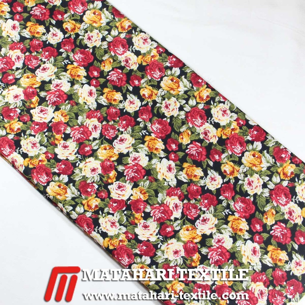 Katun Motif Bunga 40's 20