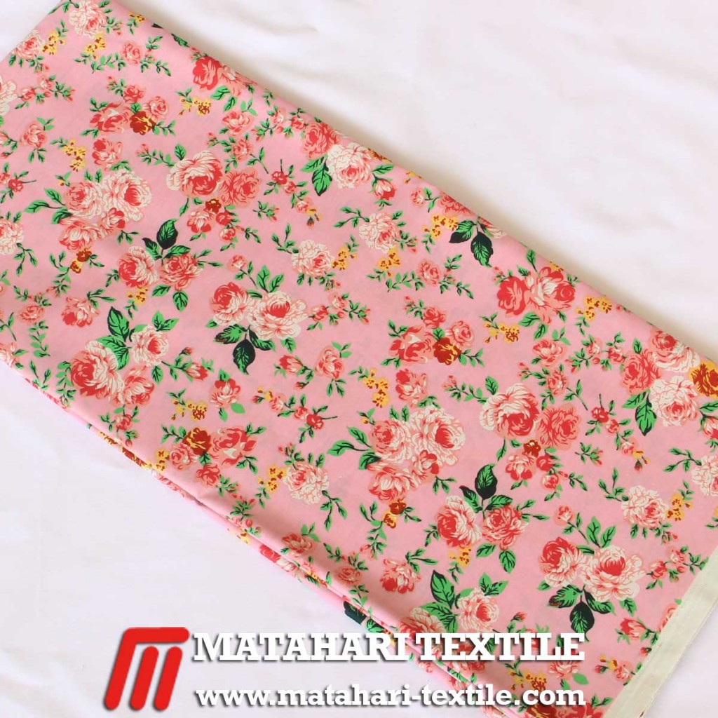 Katun Motif Bunga 40's 25