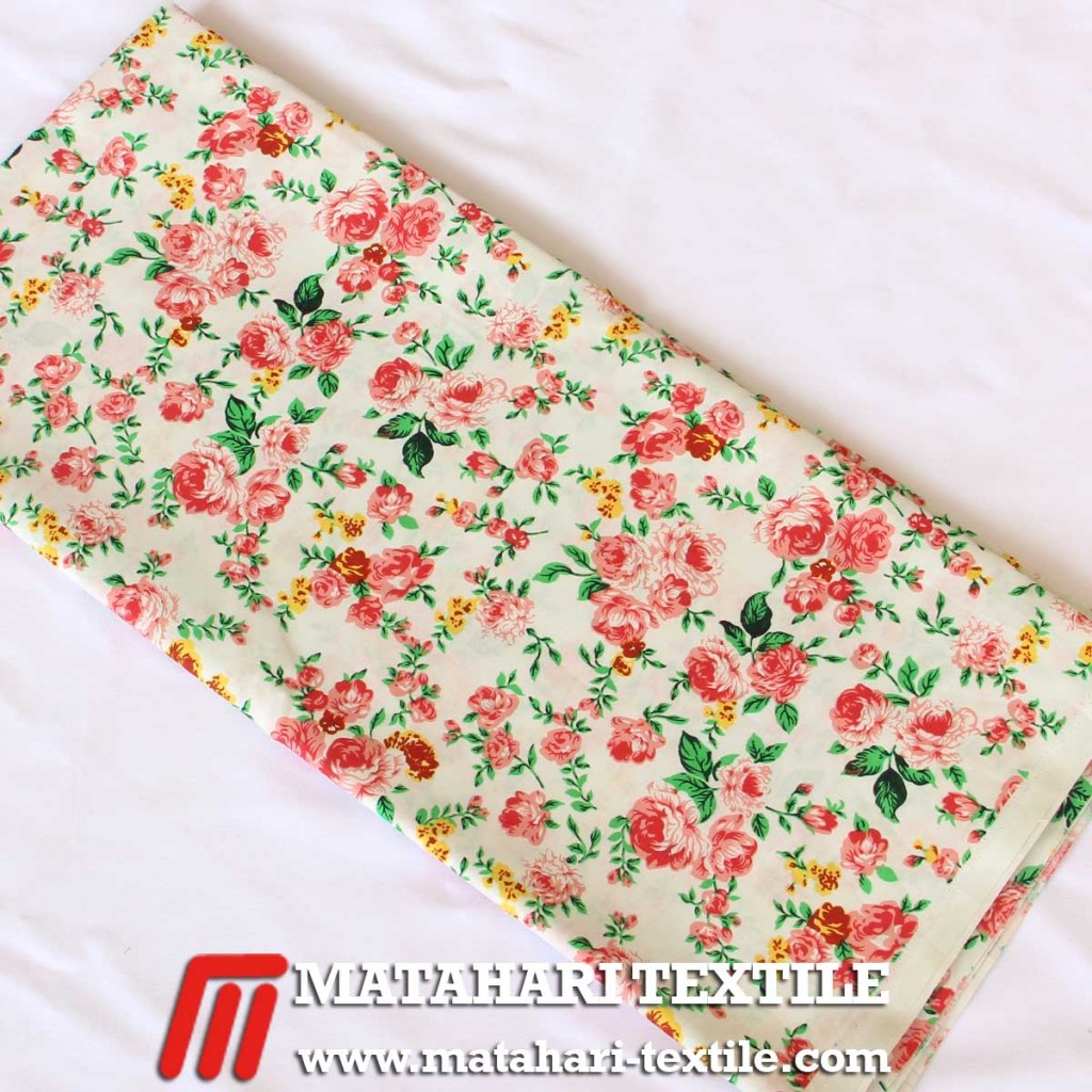 Katun Motif Bunga 40's 26