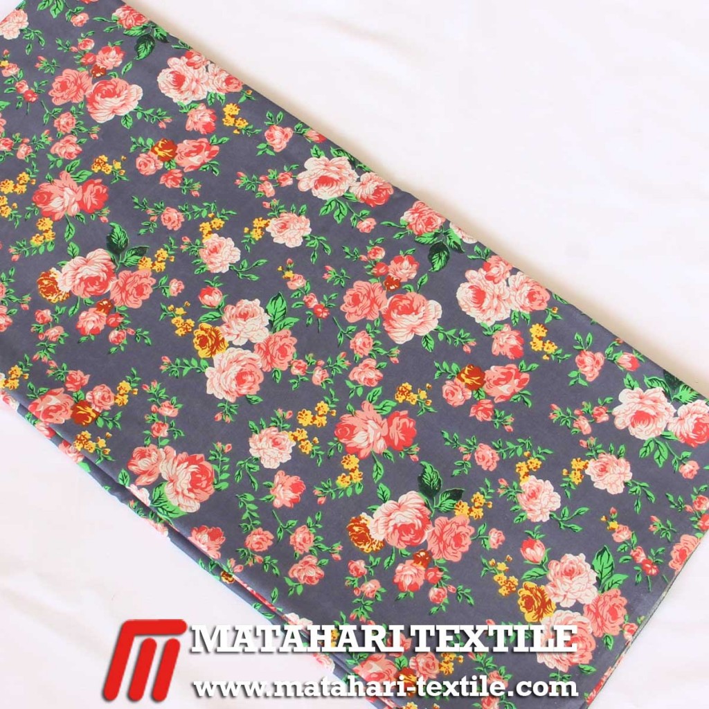 Katun Motif Bunga 40's 27