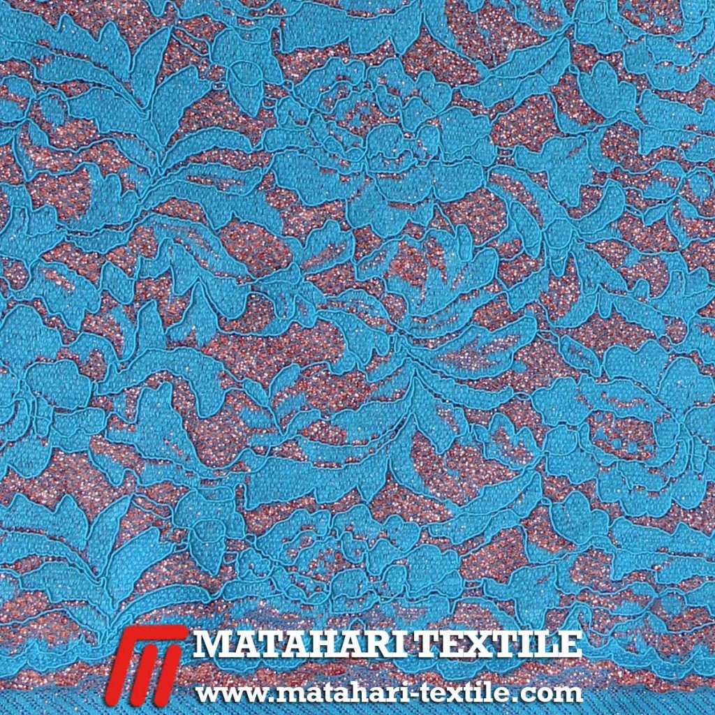 Brocade Blue Dusty Pink(Cord+Bonding)