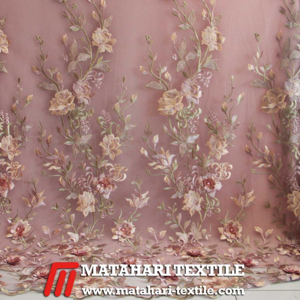 Floral 3D Dusty Pink