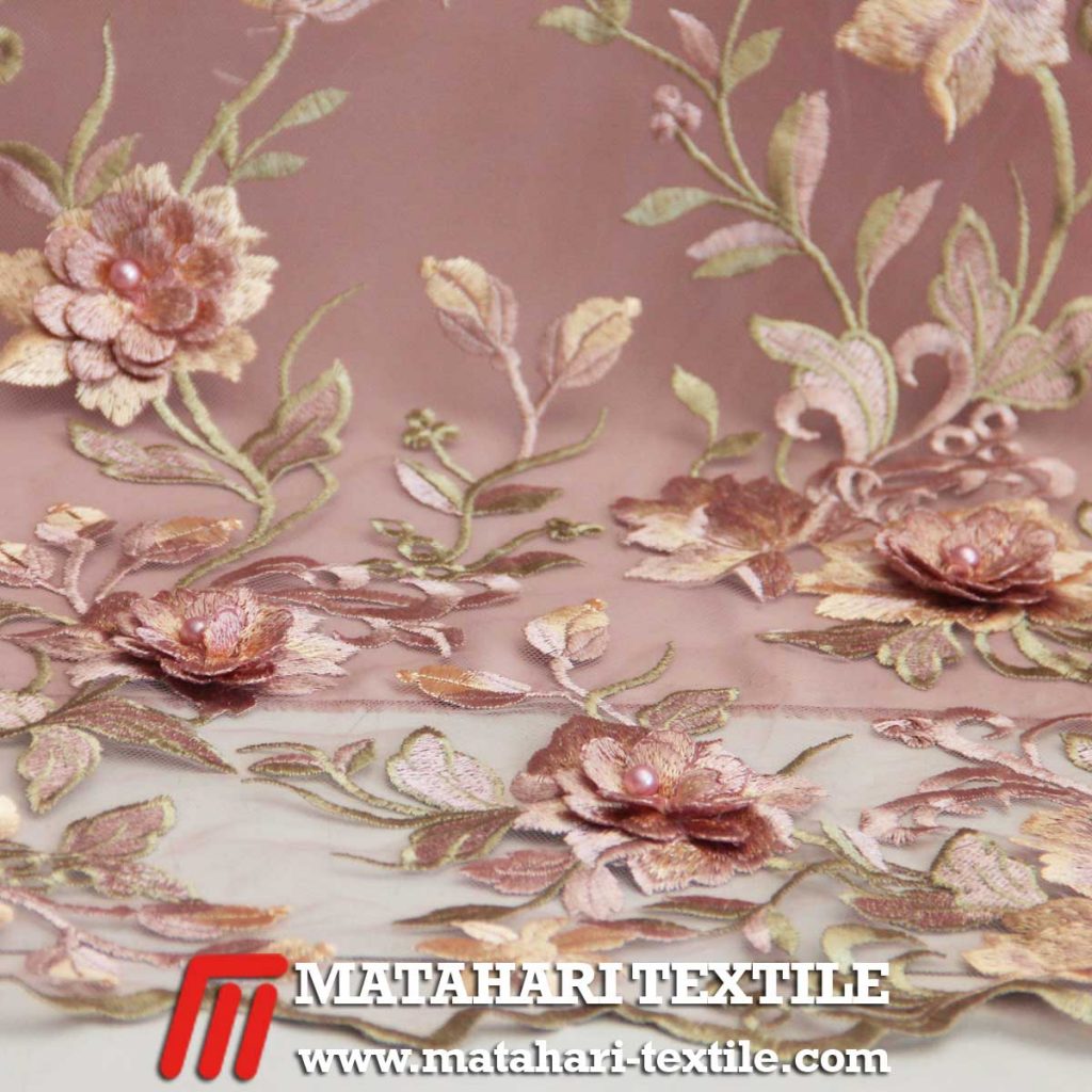 Floral 3D Dusty Pink