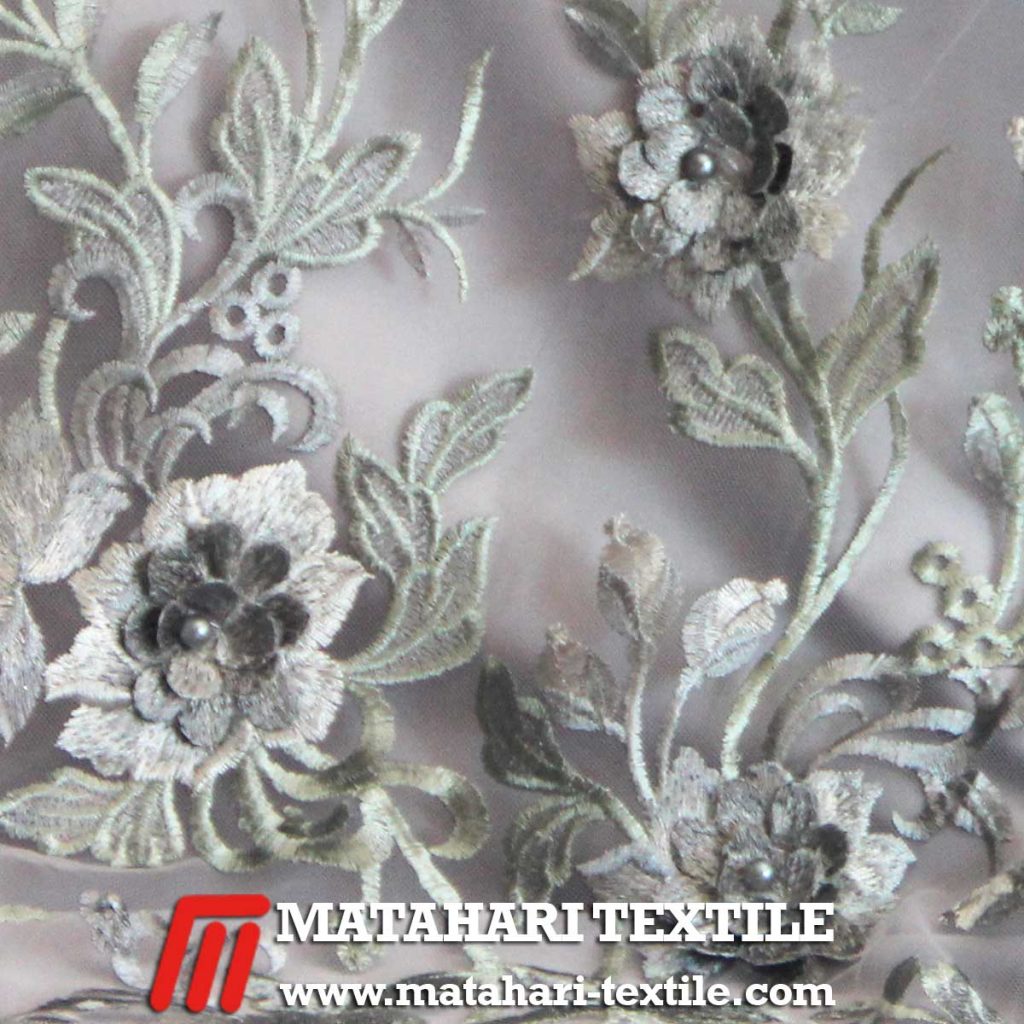 Floral 3D Silver