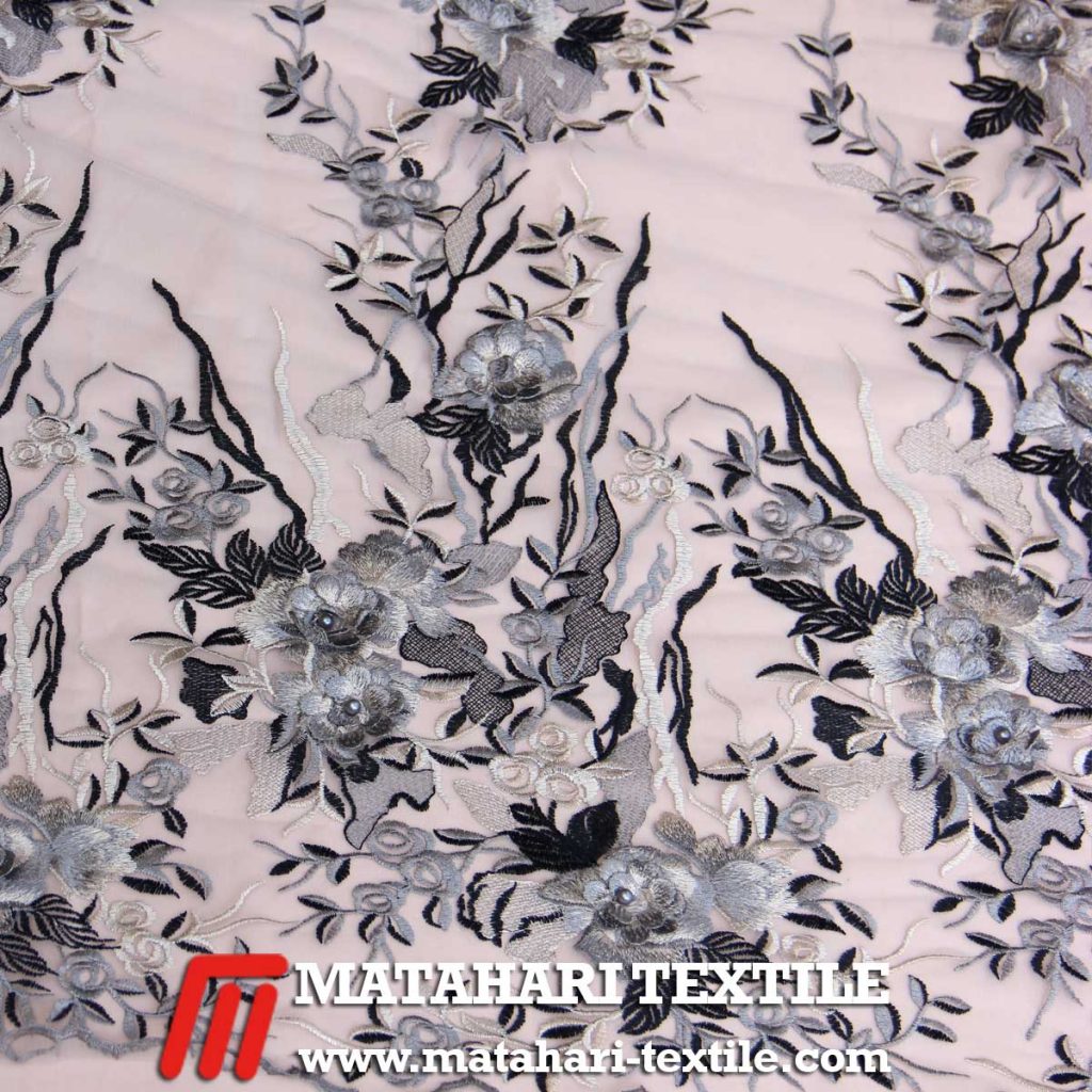 Floral 3D Two Tone 04