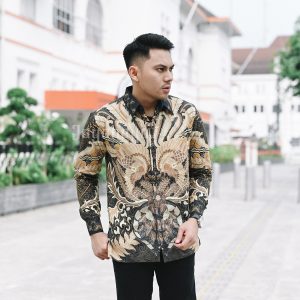 Jayabaya Batik Adheesa Kemeja Batik Pria Lengan Panjang