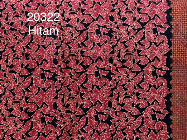 Batik Polyester Dobby 20322-Hitam