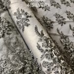 EMBROIDERY TULLE GA408-4(SILVER)