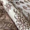 EMBROIDERY TULLE GA408-6(SOFT MOCCA)