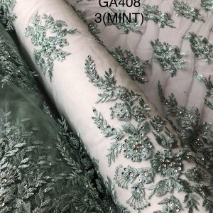 EMBROIDERY TULLE GA408-3(MINT)