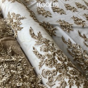 EMBROIDERY TULLE GA408-1(GOLD)