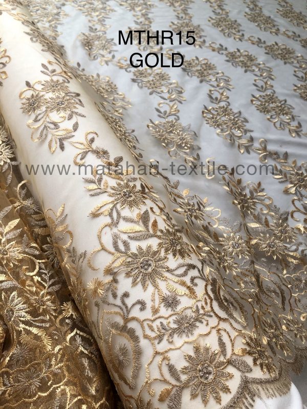 Embroidery Tulle MTHR15-GOLD