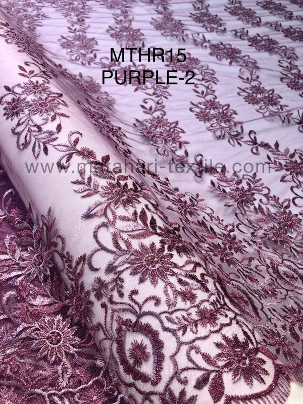 Embroidery Tulle MTHR15-PURPLE-2