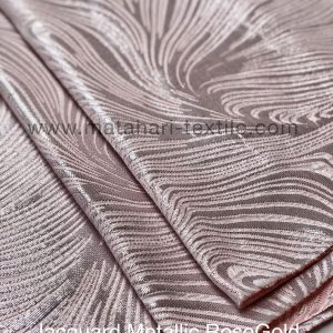 Jacquard Metallic - Rose Gold