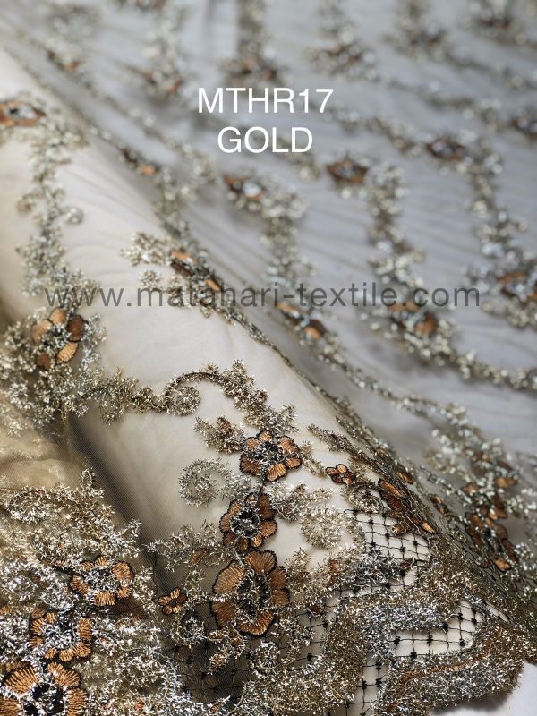 Embroidery Tulle MTHR17-BRONZE
