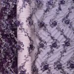 Embroidery Tulle MTHR17-PURPLE