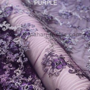 Embroidery Tulle MTHR17-PURPLE