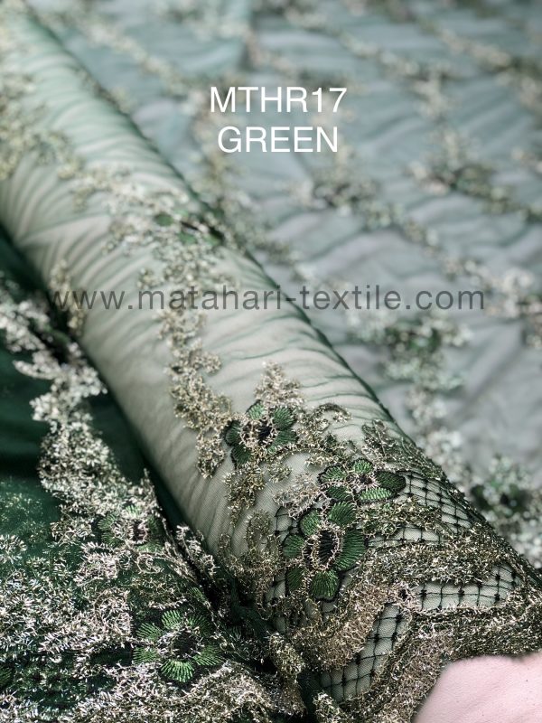 Embroidery Tulle MTHR17-GREEN