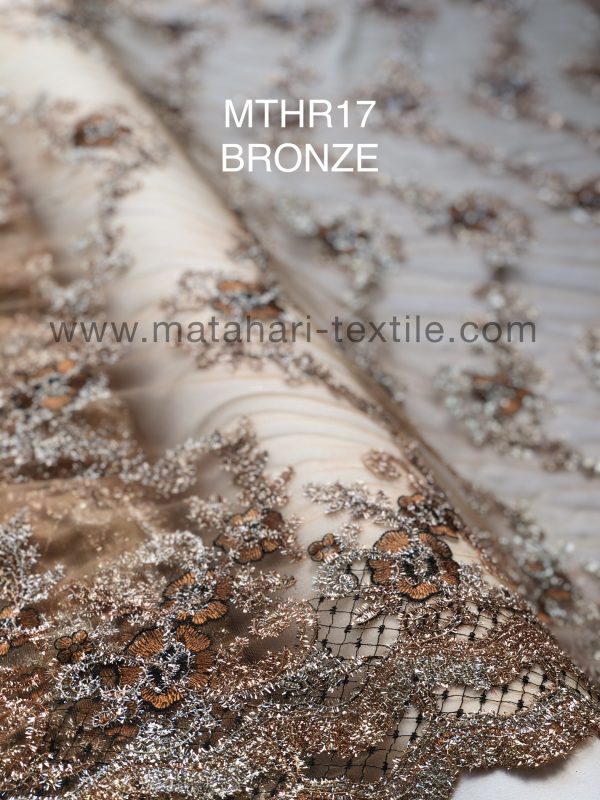 Embroidery Tulle MTHR17-BRONZE