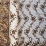 Embroidery Tulle MTHR17-BRONZE
