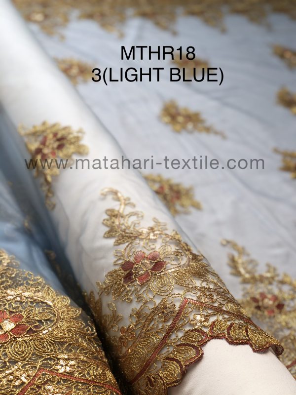 Embroidery Tulle MTHR18-3(LIGHT BLUE)