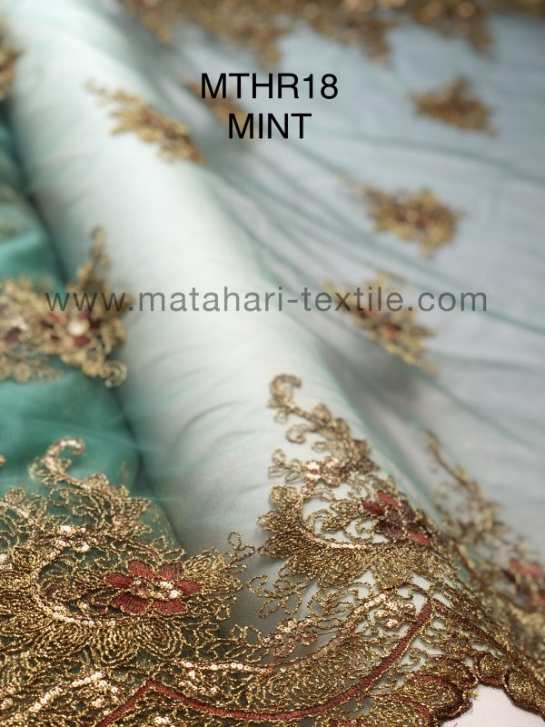 Embroidery Tulle MTHR18-MINT