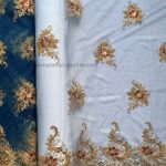 Embroidery Tulle MTHR18-BLUE OCEAN