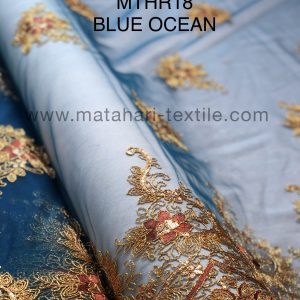 Embroidery Tulle MTHR18-BLUE OCEAN