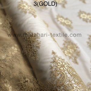 Embroidery Tulle MTHR19-3(GOLD)