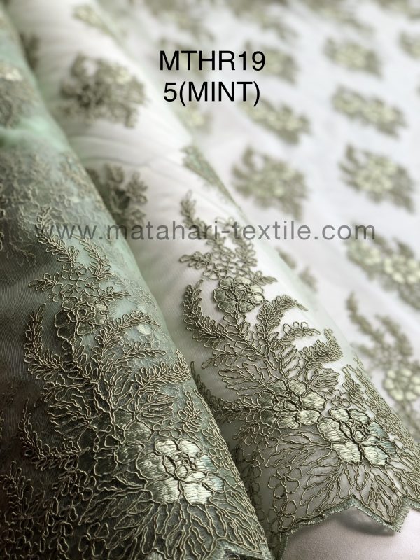 Embroidery Tulle MTHR19-5(MINT)