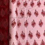 Embroidery Tulle MTHR19-7(RED)