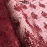 Embroidery Tulle MTHR19-7(RED)