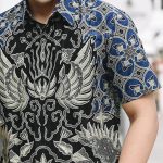 Jayabaya Batik Gurdho Kemeja Batik Pria Lengan Pendek