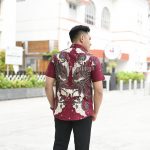 Jayabaya Batik Mahesa Kemeja Batik Pria Lengan Pendek