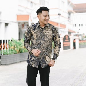 Jayabaya Batik Rangga Kemeja Batik Pria Lengan Panjang