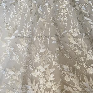Embroidery Tulle ZUHAIR 04 - OFFWHITE