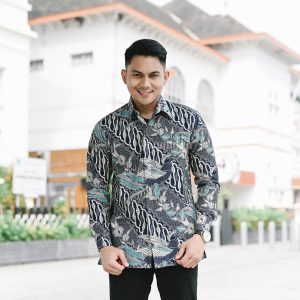 Jayabaya Batik Kuyaka Kemeja Batik Pria Lengan Panjang