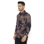 Jayabaya Batik Kertajaya Kemeja Batik Pria Lengan Panjang