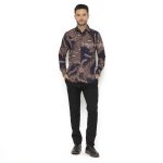 Jayabaya Batik Kertajaya Kemeja Batik Pria Lengan Panjang