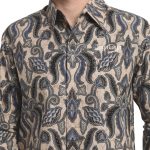 Jayabaya Batik Wijaya Kemeja Batik Pria Lengan Panjang