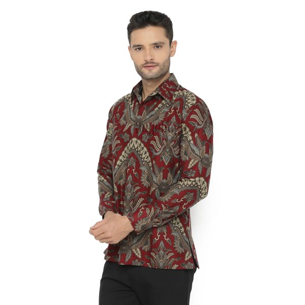 Jayabaya Batik Ananthaya Kemeja Batik Pria Lengan Panjang