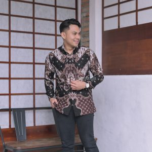 Jayabaya Batik Kahuripan Kemeja Batik Pria Lengan Panjang